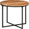 vidaXL - Salontafel - 55x55x45 - cm - massief - acaciahout - en - ijzer