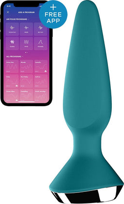 Satisfyer plugvibrator met app-bediening, Plug-ilicious 1, waterdicht, huidvriendelijke siliconen