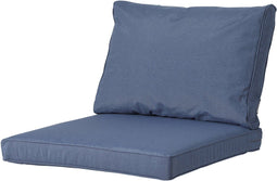 Madison Rugkussen Lounge Panama Safier Blauw - 60 x 40cm