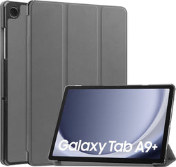 imoshion Samsung Galaxy Tab A9 Plus - Trifold Bookcase - Auto-wake functie - Grijs