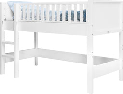 Bopita - Halfhoogslaper 90 x 200 - Rechte Trap - Nordic - Wit