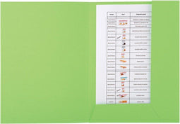 DOSSIERMAP EXACOMPTA FOREVER 290GR 2KLEPPEN GROEN