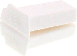 CONTA-CLIP KDS/KES-VS ASI/2 WH Afsluitdop Polyamide 6.6 Wit 25 stuk(s)