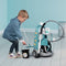 Smoby - Schoonmaaktrolley met stofzuiger - Inclusief 9 accessoires - Zwart Blauw (3 stuks)