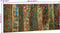 vidaXL - Hoofdbord - 120 - cm - massief - gerecycled - hout - meerkleurig