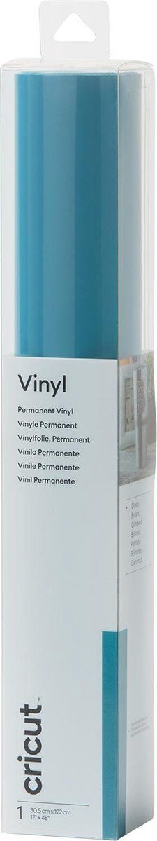 Cricut Premium Vinyl - Permanent Vinyl - Water- en UV-bestendig - Groenblauw