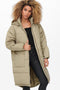 ONLY ONLGABI - OVERSIZED LONG COAT CS OTW - Lange jas met capuchon en klepzakken - Maat XL
