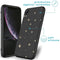 iMoshion Hoesje Geschikt voor iPhone Xr Hoesje Siliconen - iMoshion Design hoesje - Zwart / Meerkleurig / Goud / Stars Gold