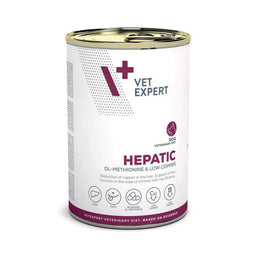 Natvoer VETEXPERT Hepatic Dog Vlees 400 g