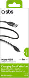 SBS LTHL200 - USB-A - Micro-USB 1m - Snel opladen - Zwart