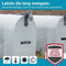 DYMO D1 - Duurzame labels - Waterbestendig - Wit op Zwart (1 stuk)