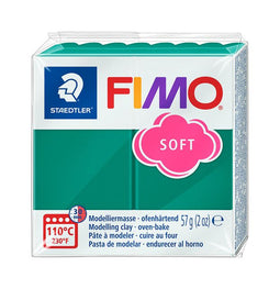 Fimo Staedtler - Boetseerklei fimo soft 57 g smaragd | 6 stuks