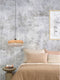 GOOD&MOJO Hanglamp Palawan - Bamboe/Wit - Ø40cm - Scandinavisch,Bohemian - Hanglampen Eetkamer, Slaapkamer, Woonkamer
