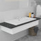 vidaXL - Inbouwwastafel - 81x39,5x18,5 - cm - keramiek - wit