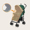 Lionelo Elia - Buggy - Lichte 7kg Duurzame Kinderwagen 5-Punts Gordel Verstelbare Rugleuning Muskietennet Groen