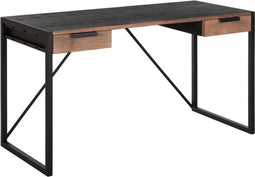 DTP Home Writing desk Cosmo, 2 drawers,76x140x60 cm, recycled teakwood