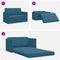 vidaXL - Ligbed - Sofa - 2-in-1 - Blauw - 124x204x61 - cm - Velours