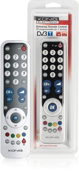 König KN-EASYPRO20B - Afstandsbediening - Vervangt 100.000+ apparaten - (2x AAA)