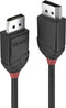Lindy 36490 - DisplayPort-kabel - 4K 4096x2160@60Hz - Zwart (0.50 m)