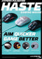 HyperX Pulsefire Haste - Gaming Muis - Ultralicht 59g - Wit/Roze