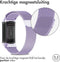imoshion Milanees magnetisch bandje - Geschikt voor Fitbit Charge 6, Charge 5 - Paars - S