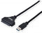 Equip 133472 tussenstuk voor kabels USB C Micro USB B Zwart