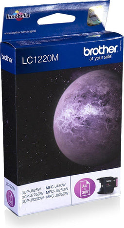 Brother LC-1220M - Inktcartridge - 300 pagina's - Magenta