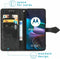 iMoshion Hoesje Geschikt voor Motorola Edge 30 Hoesje Met Pasjeshouder - iMoshion Mandala Bookcase - Zwart