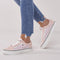 British Knights MACK PLATFORM - Lage sneakers - Pastel ruit print - Licht roze - maat 41