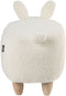 BUNNY - Hocker - Gebroken wit - Polyester