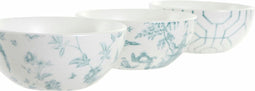Set voor voorgerechtjes DKD Home Decor Porselein Acacia (30 x 9.5 x 1.3 cm) (9,5 x 9,5 x 4 cm)
