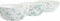 Set voor voorgerechtjes DKD Home Decor Porselein Acacia (30 x 9.5 x 1.3 cm) (9,5 x 9,5 x 4 cm)