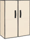 vidaXL - Schoenenkast - 60x28x90 - cm - stof - crèmekleurig