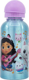 Gabby`s Dollhouse Aluminium Drinkfles - Schoolbeker - Met Dop - 400ml.