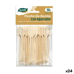 Prikker voor voorgerecht Algon Bamboe 50 Onderdelen (24 Stuks)