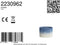 Light & Living - kap - Tossa - blauw - textiel - Ø 30cm - E27 - 2230962