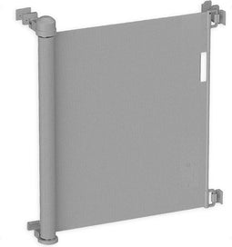 Goliving Oprolbaar Traphekje - Veiligheidshekje - Push & Turn - 10 tot 150 cm Breed - Aluminium frame - Mesh - Grijs