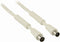 Nedis Coaxkabel - IEC Male naar IEC Female - Vernikkeld - 120 dB - 75 Ohm - 15 m - Wit