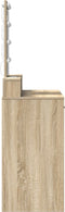 vidaXL - Kaptafel - met - LED-lampe - Sonoma - Eiken - 100x41x140 - cm