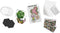 SES Beedz Art - Hex tiles Botanisch - 5000 strijkkralen - collage met strijkkralen en foto's - complete set met grondplaten en fotostickers