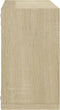 vidaXL - Wandschappen - kubus - 2 - st - 26x15x26 - cm - sonoma - eikenkleurig