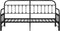 vidaXL - Zwart - Dagbedframe - met - Bedlade, - 75x190 - cm, - Staal