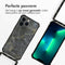 iMoshion Hoesje Geschikt voor iPhone 13 Pro Hoesje Met Koord - iMoshion Design Hoesje met Koord - Zwart / Black Marble