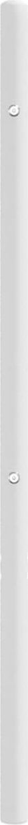 vidaXL - Hoofdbord - metaal - wit - 140 - cm