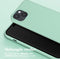 Selencia Hoesje Geschikt voor iPhone 15 Hoesje Met Koord - Selencia Siliconen hoesje met afneembaar koord - Turquoise