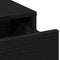 vidaXL - Hoogkast - Zwart - Eiken - 40x41x135 - cm - Bewerkt - Hout