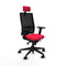 Piqueras y Crespo 2D066N2 - Bureaustoel - Hoofdsteun en verstelbare hoogte - Rood