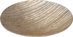 PTMD Victor Rond Dienblad - H7 x Ø39 cm - Aluminium - Champagne