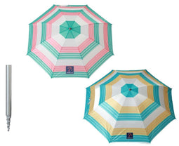 Strandparasol Ø 240 cm Gestreept