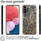imoshion Hoesje Geschikt voor Samsung Galaxy A13 (4G) Hoesje Siliconen - imoshion Design hoesje - Meerkleurig / Golden Leaves Transparant